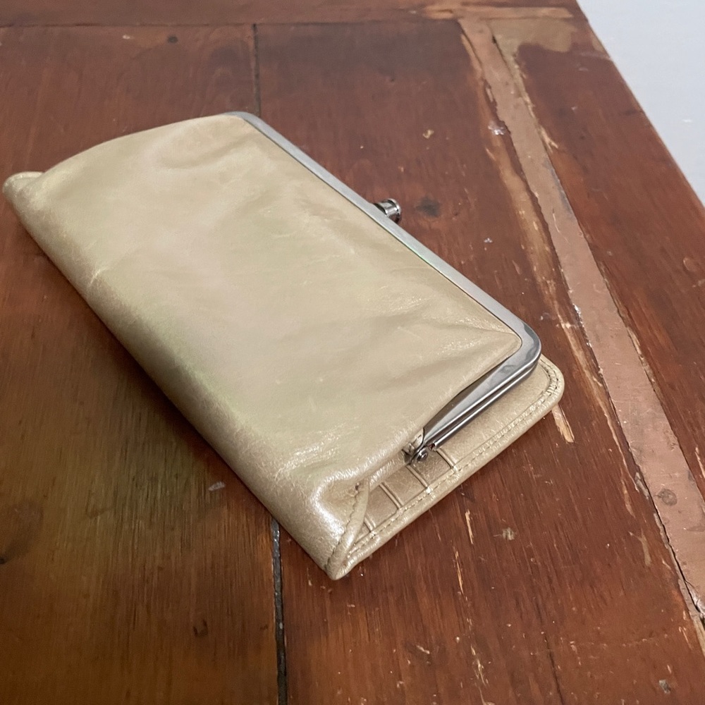 Gold clutch wallet